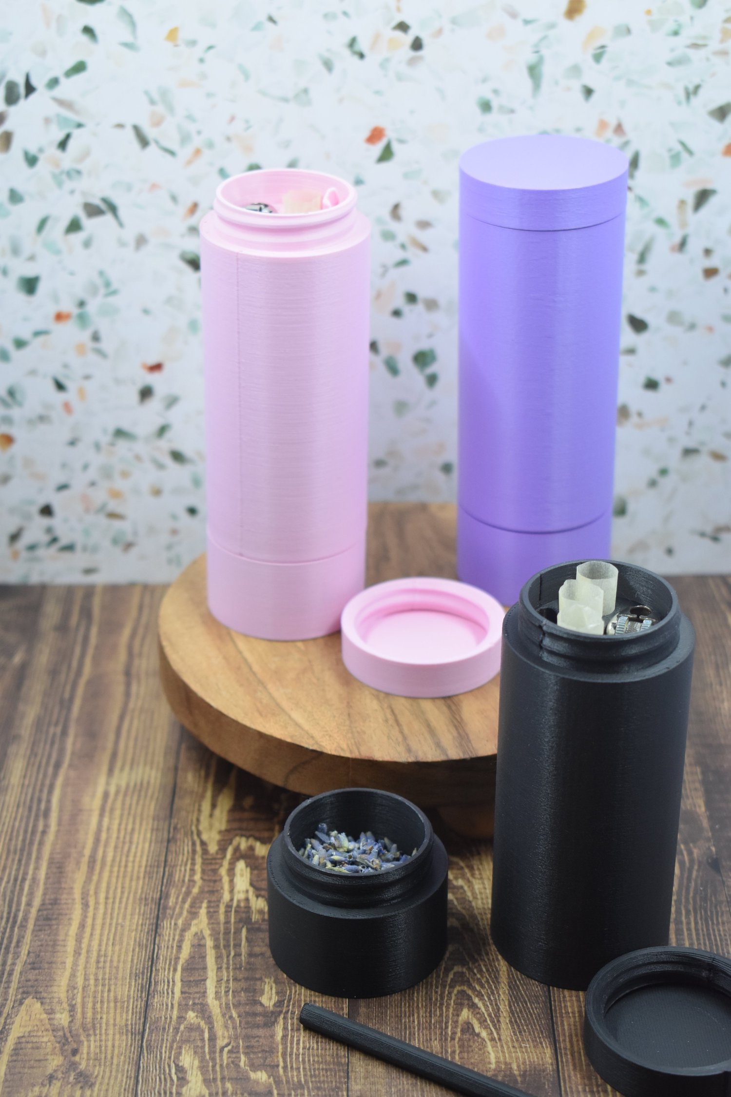 Stash Cap - Holds 3 Joints, Lighter, Spoon and 2g
